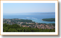 Mjesto Punat, otok Krk, Hrvatska