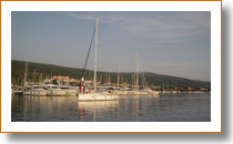 Mjesto Punat, otok Krk, Hrvatska