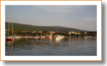 Mjesto Punat, otok Krk, Hrvatska
